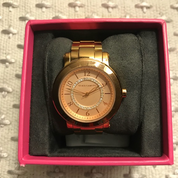 Vince Camuto Accessories - Vince Camuto Rose Gold Tone Watch